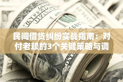 北京民间借贷纠纷实战指南：对付老赖的3个关键策略与调解盲区解析
