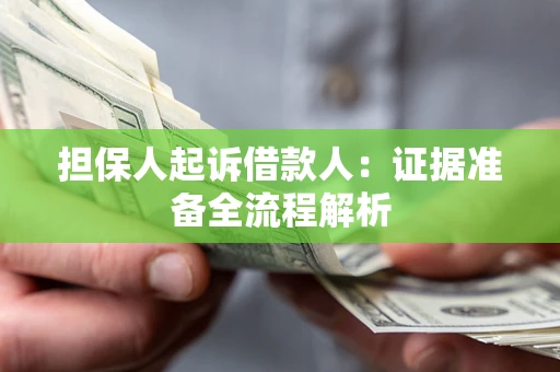 北京担保人起诉借款人：证据准备全流程解析