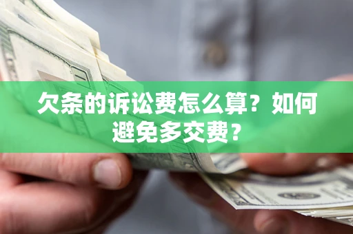 北京欠条的诉讼费怎么算？如何避免多交费？