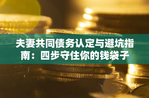 北京夫妻共同债务认定与避坑指南：四步守住你的钱袋子