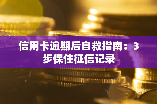 北京信用卡逾期后自救指南：3步保住征信记录