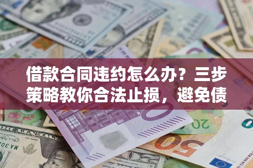 北京借款合同违约怎么办？三步策略教你合法止损，避免债务危机升级