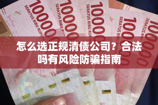 北京怎么选正规清债公司？合法吗有风险防骗指南